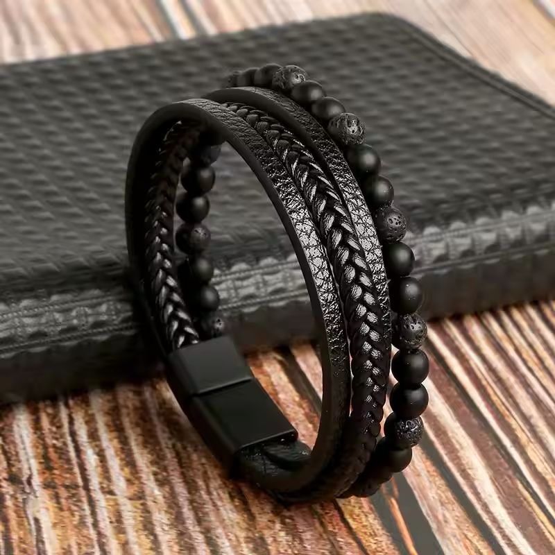 Braided Leather bracelet