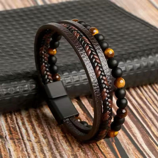 Braided Leather bracelet